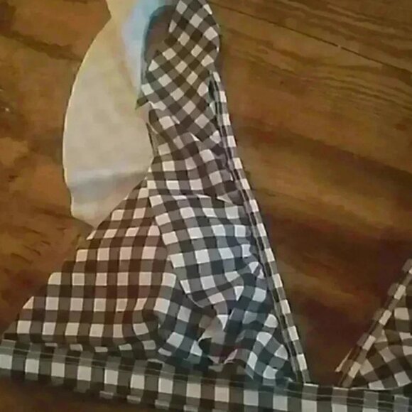 Check printed bikini - Picture 2 of 3